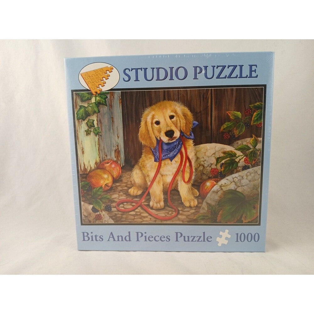Bits and Pieces 1000 Piece Jigsaw Puzzle-Take Me With You-Dog-NEW/SEALED!